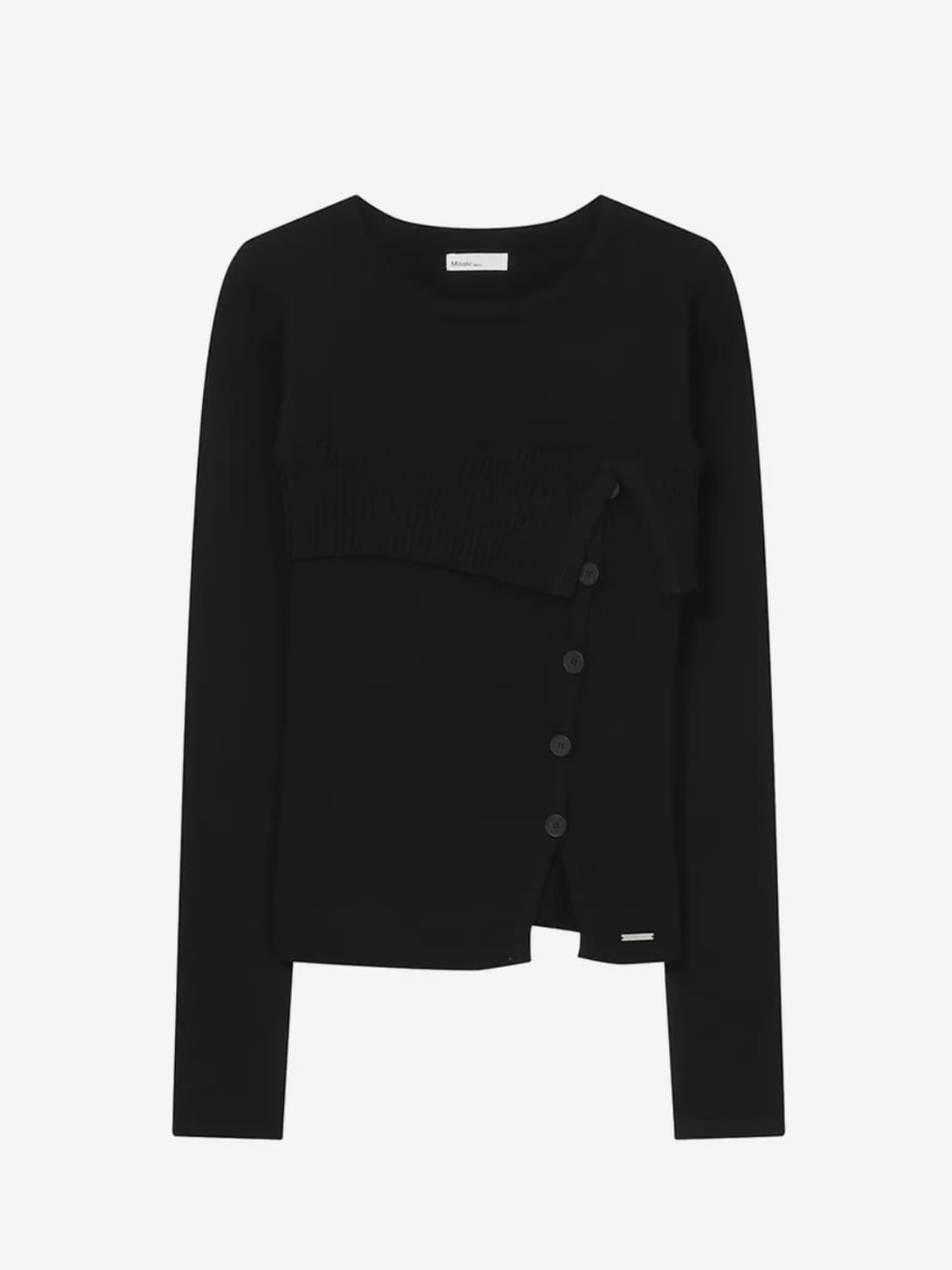 미세키서울 레이어드 플립 니트 상품이미지1