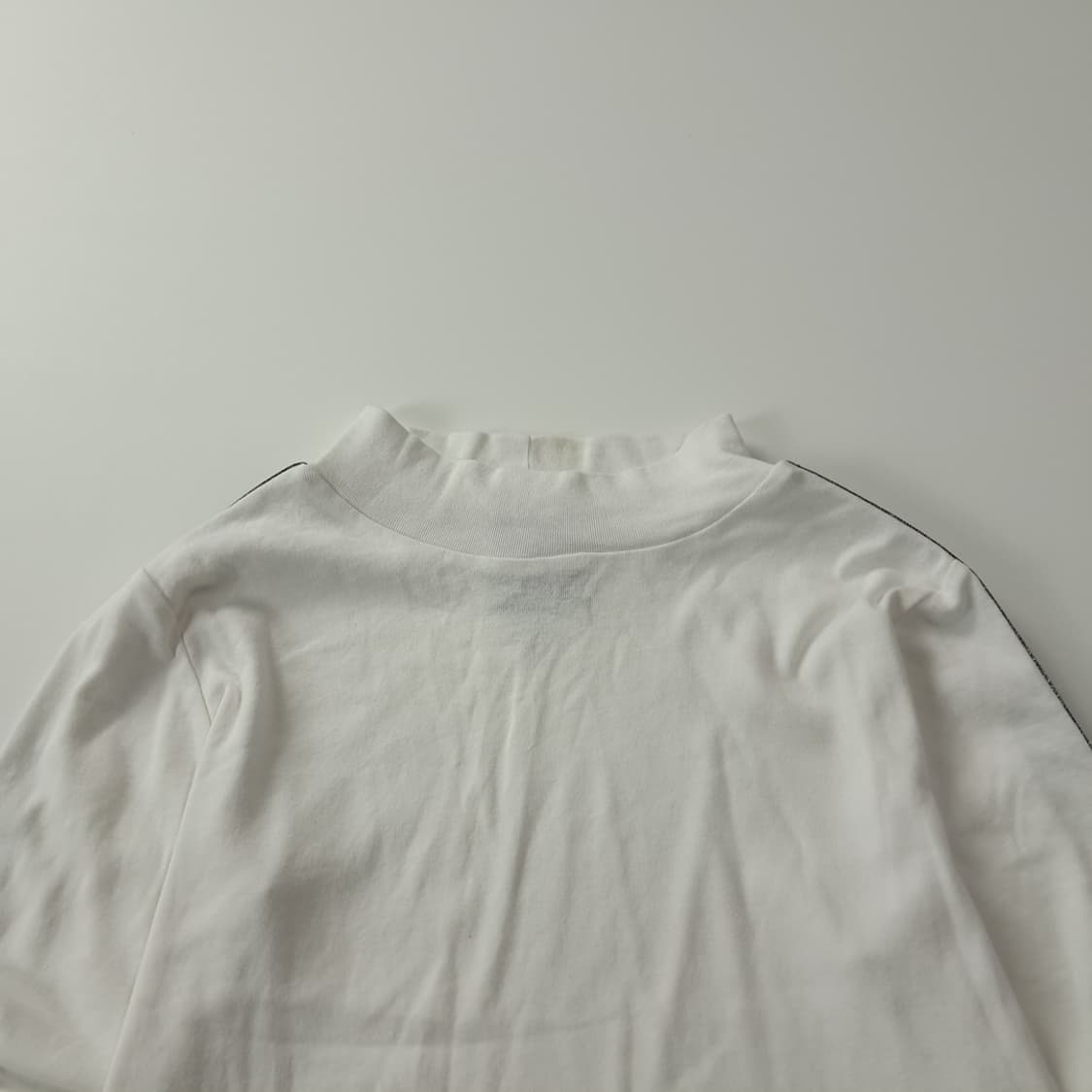 CK541 S 할리데이비슨 00s 암라인 모크넥 화이트 티셔츠 상품이미지2