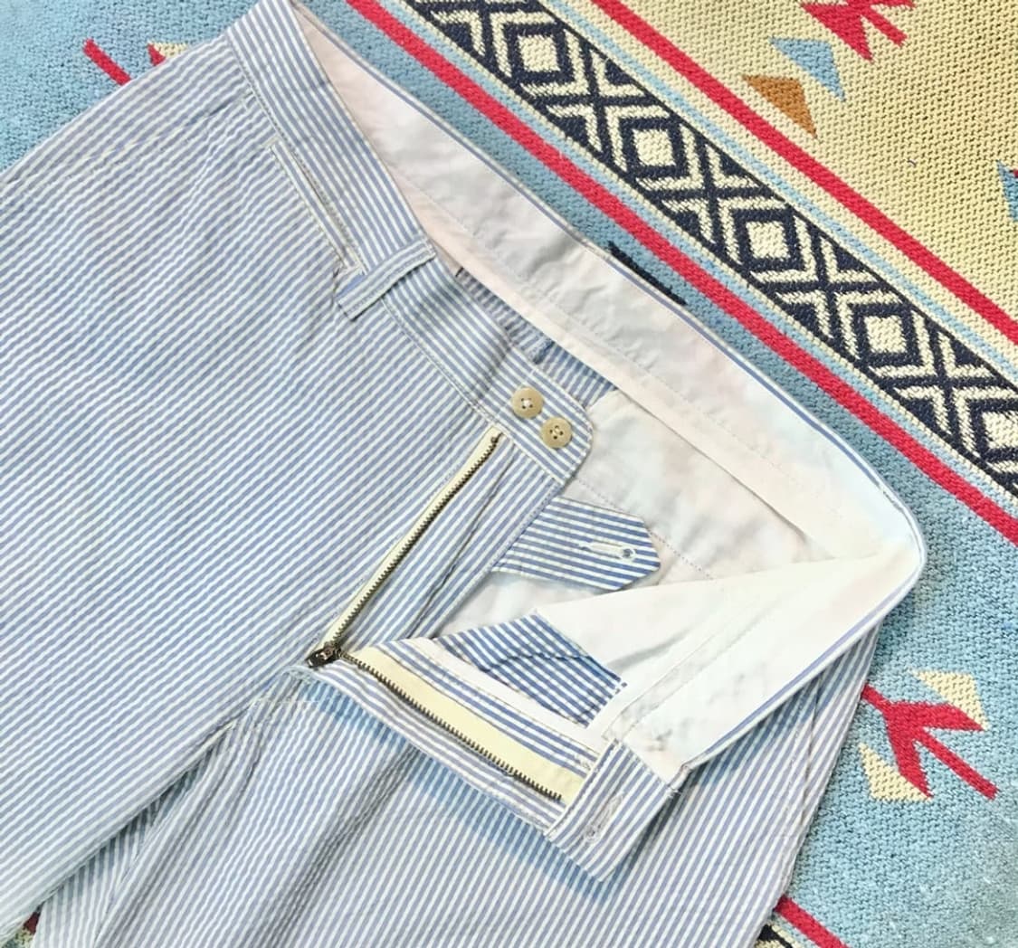 폴로 시어서커 스카이블루 스트라이프 바지 상품이미지3