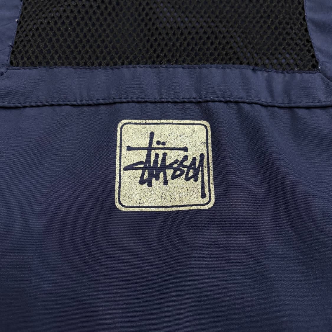 스투시 스포츠 90s 올드스쿨 네이비 바람막이 후드집업 자켓 (L) 상품이미지4