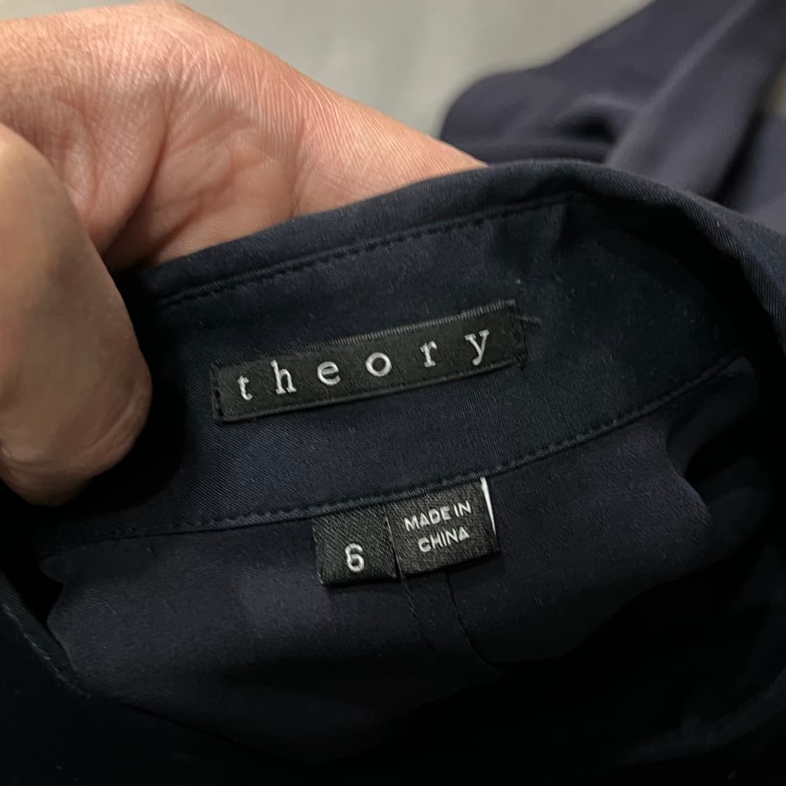  띠어리 히든버튼 배색 하프 원피스 y16092 상품이미지7