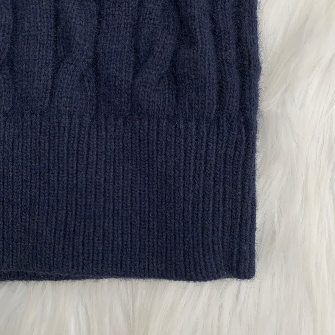 빈티지 Lee 울혼방 케이블 라운드 니트 1762 상품이미지7