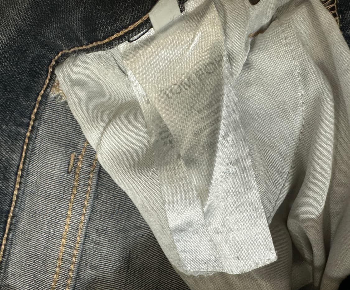 톰포드 그레이 데님 팬츠 슬림핏 31 상품이미지4