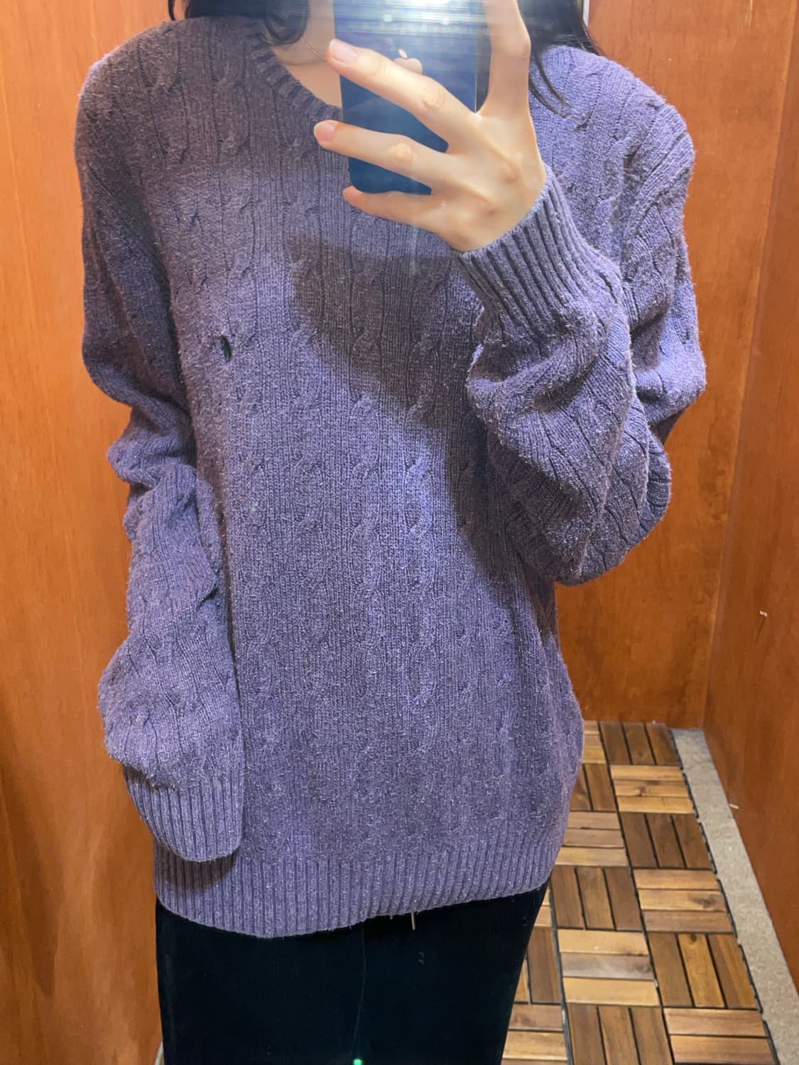 (L) POLO 폴로 랄프로렌 케이블 니트 상품이미지2