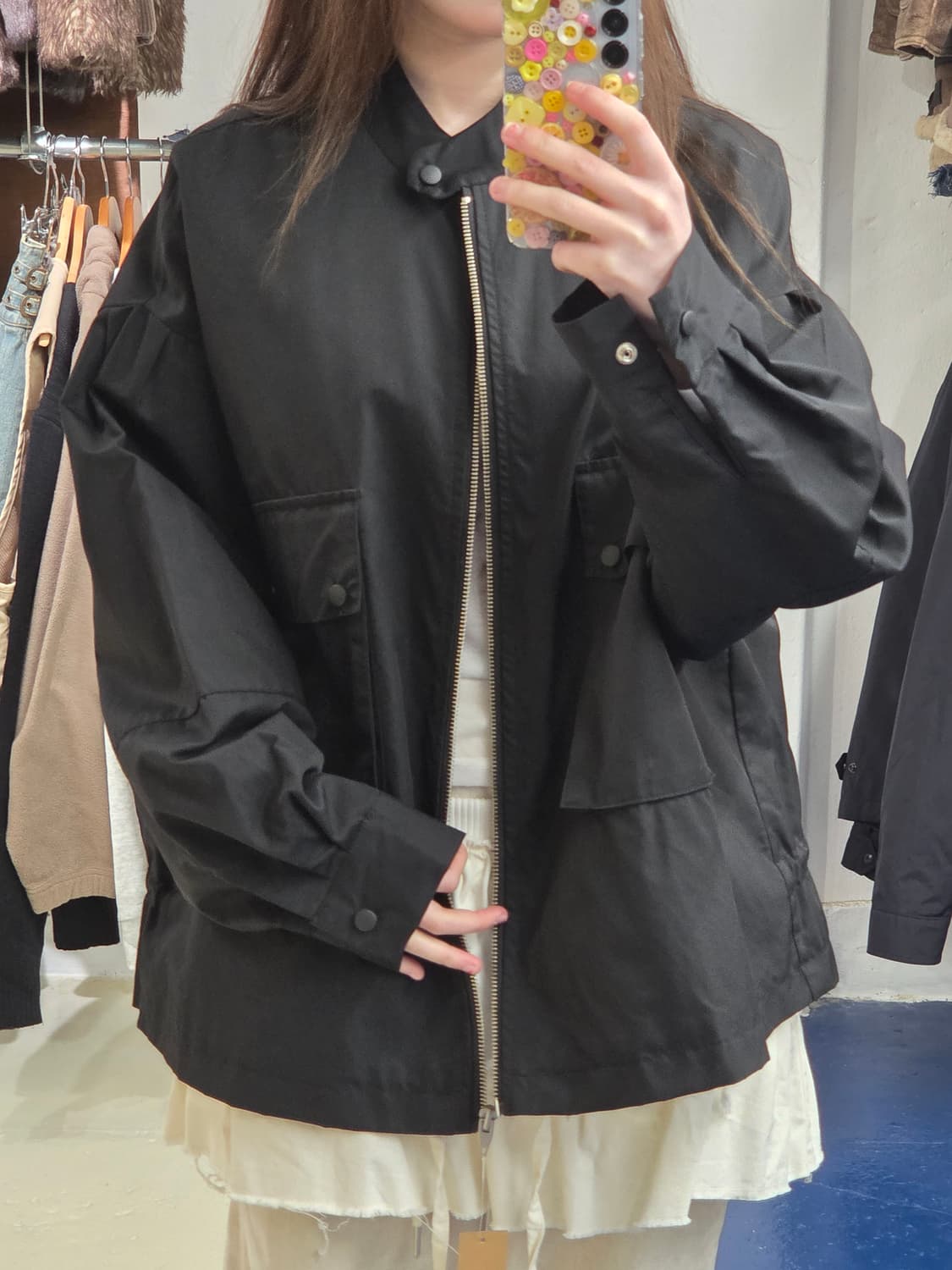 Vintage 빈티지 투 포켓 나일론 자켓 상품이미지3