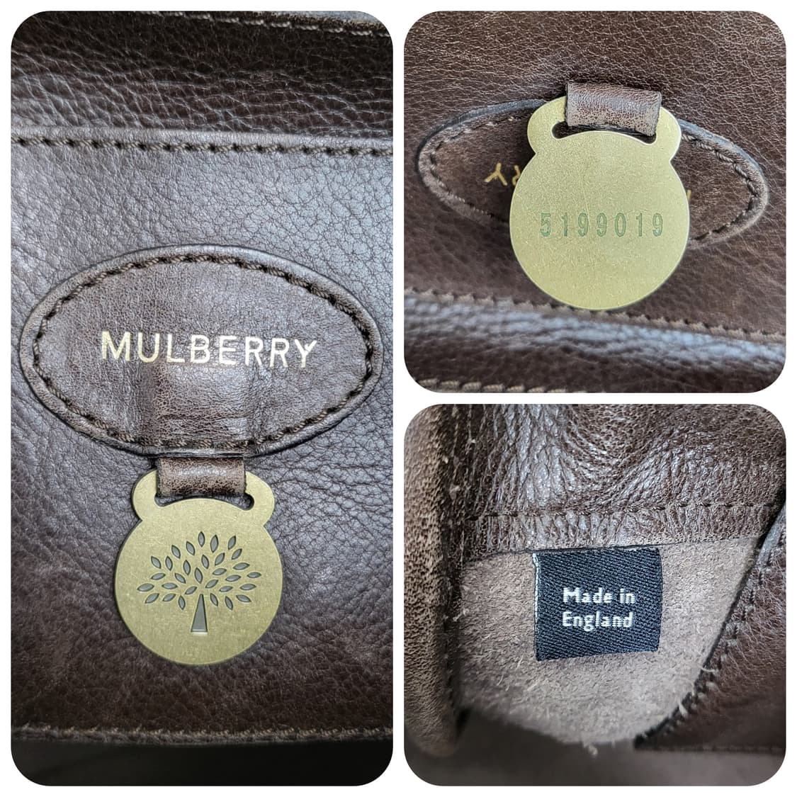 정품 멀버리 베이스워터 클래식 오크브라운 상품이미지8