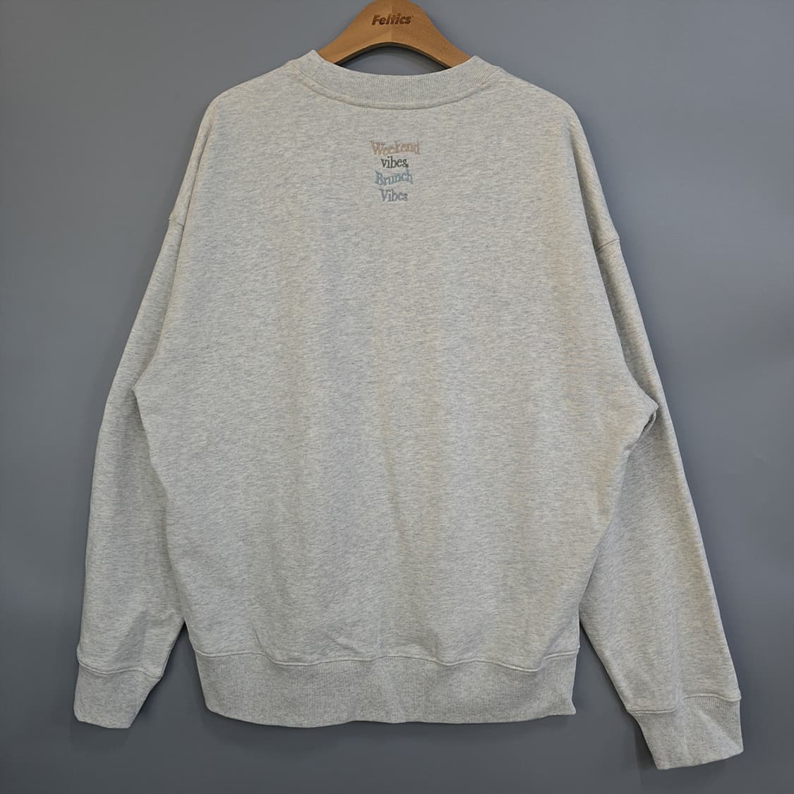 디바인디스턴스(DIVINE DISTANCE) 레터링 맨투맨 L 상품이미지4