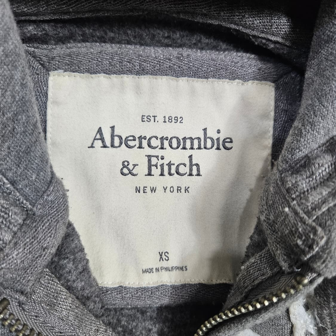 아베크롬비 후드 집업 XS 딱붙핏 상품이미지4
