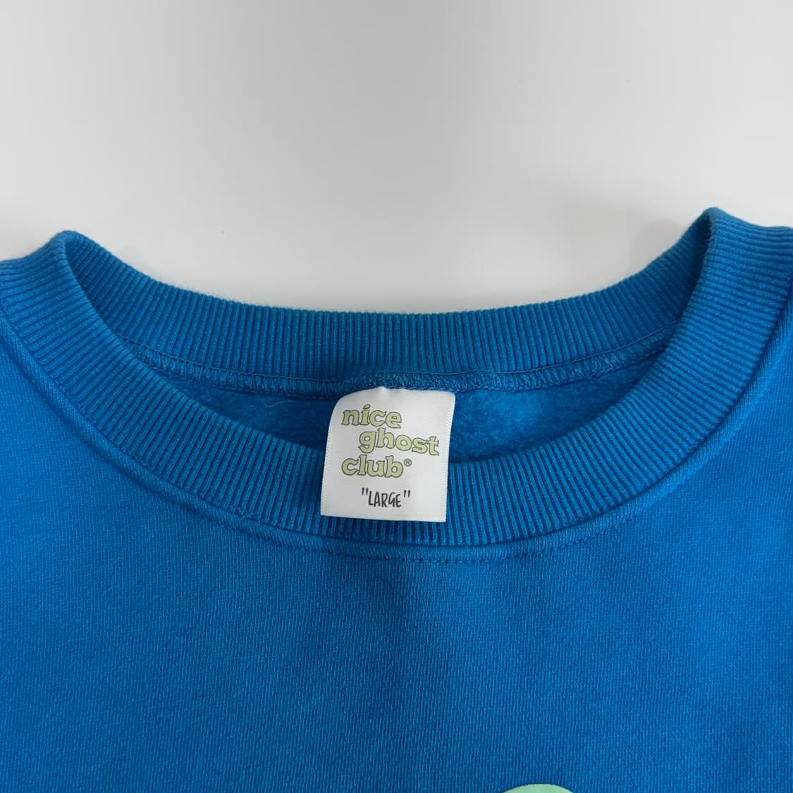 Nice ghost club 나이스 고스트 클럽 블루 맨투맨 상품이미지6