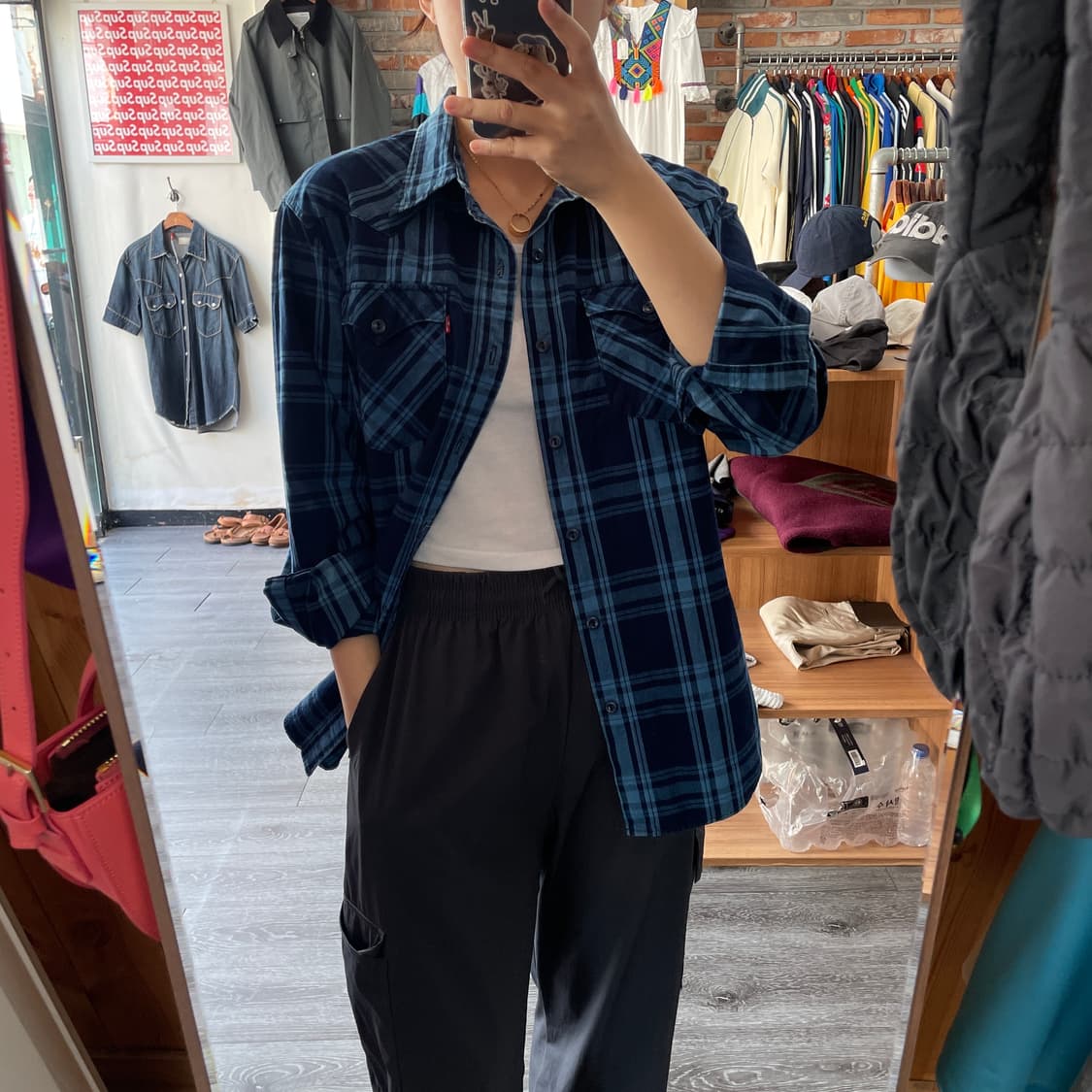 리바이스 체크셔츠 상품이미지4