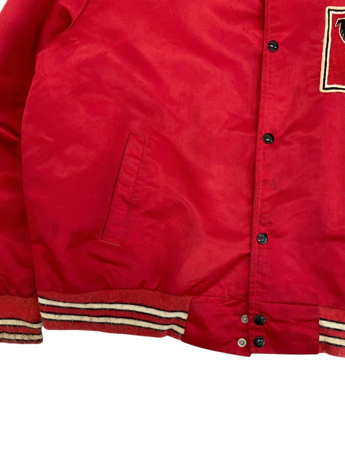 80's NFL Atlanta Falcons 샤틴 스타디움 자켓 상품이미지4