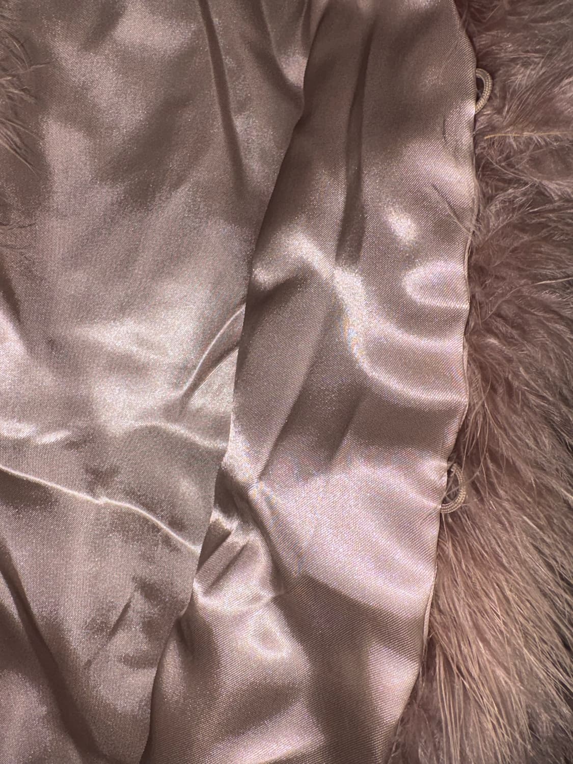 빈티지 타조 퍼 베스트 상품이미지3