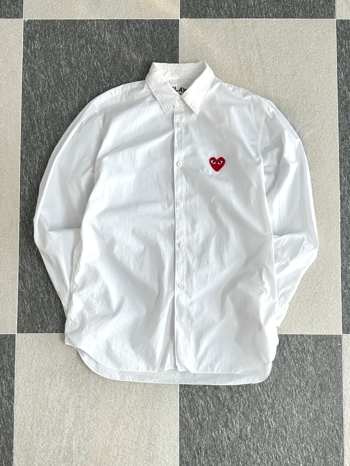 꼼데가르송 레드와펜 화이트 셔츠  상품이미지3