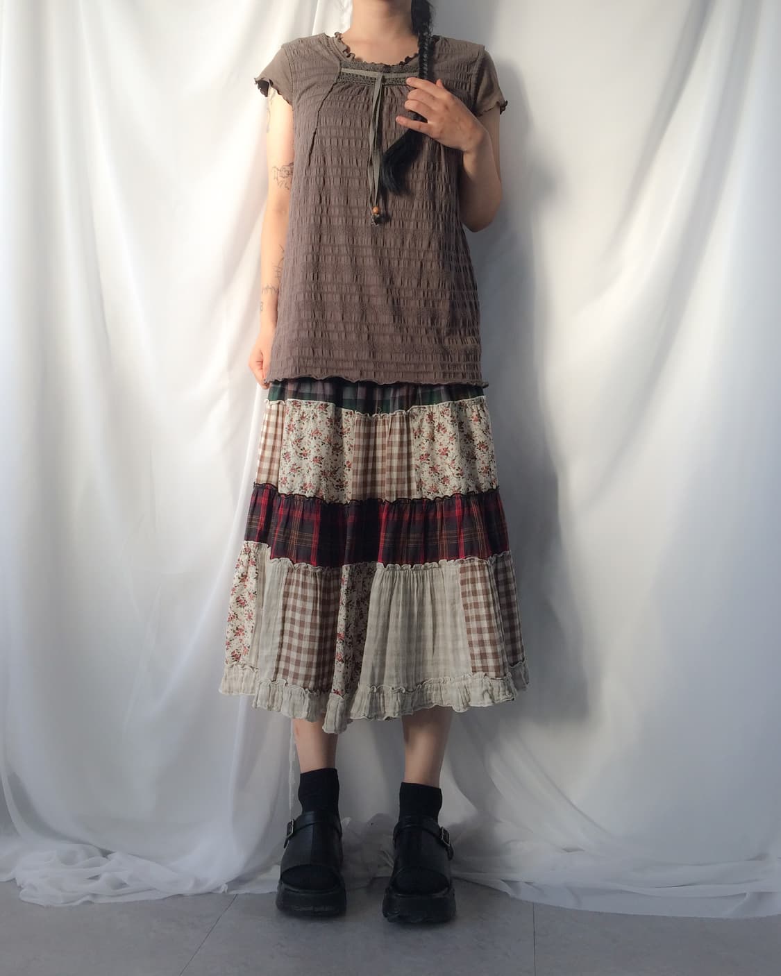 Lace layer sleeveless 상품이미지1