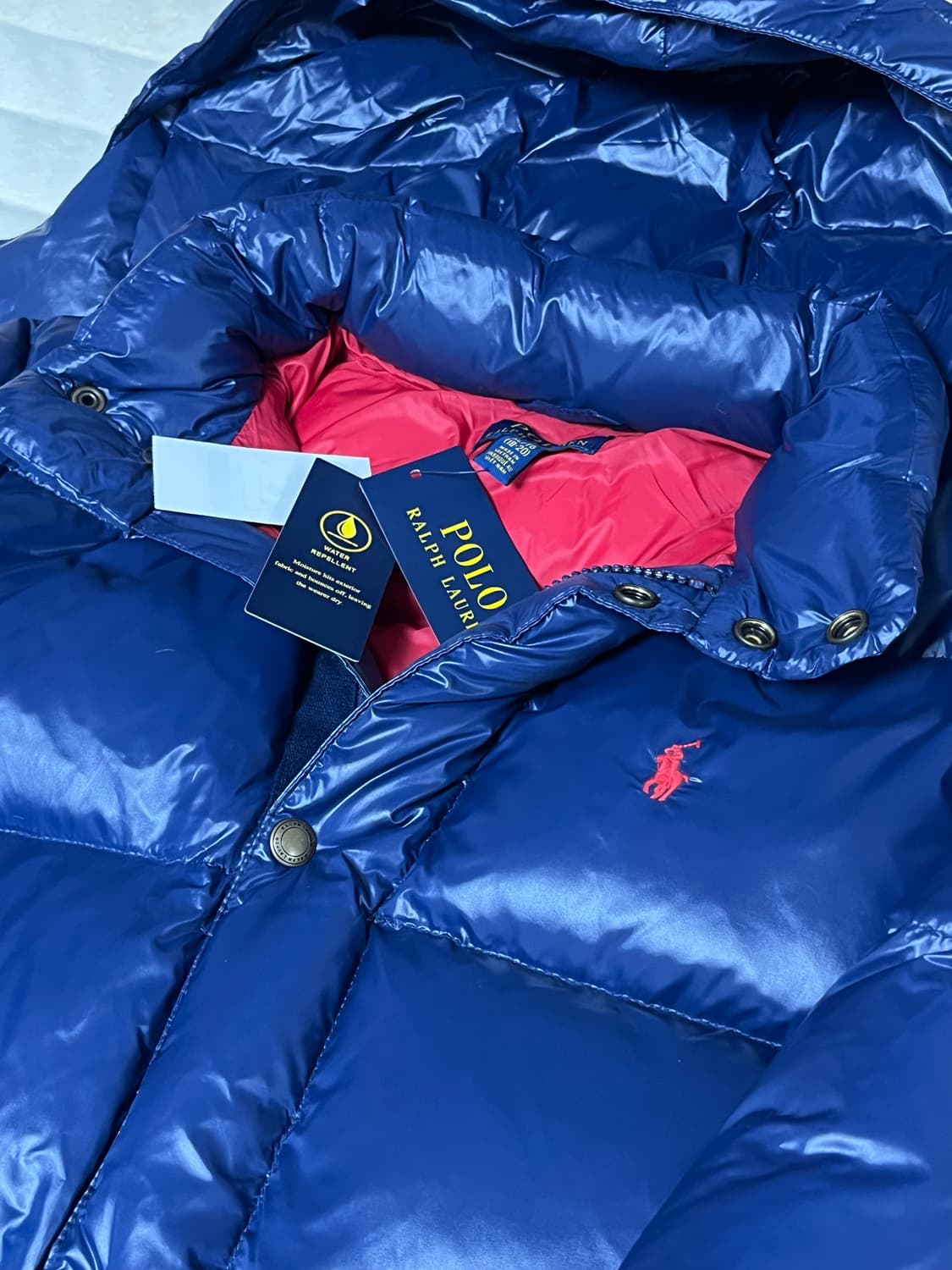 폴로 랄프로렌 유광패딩 상품이미지3