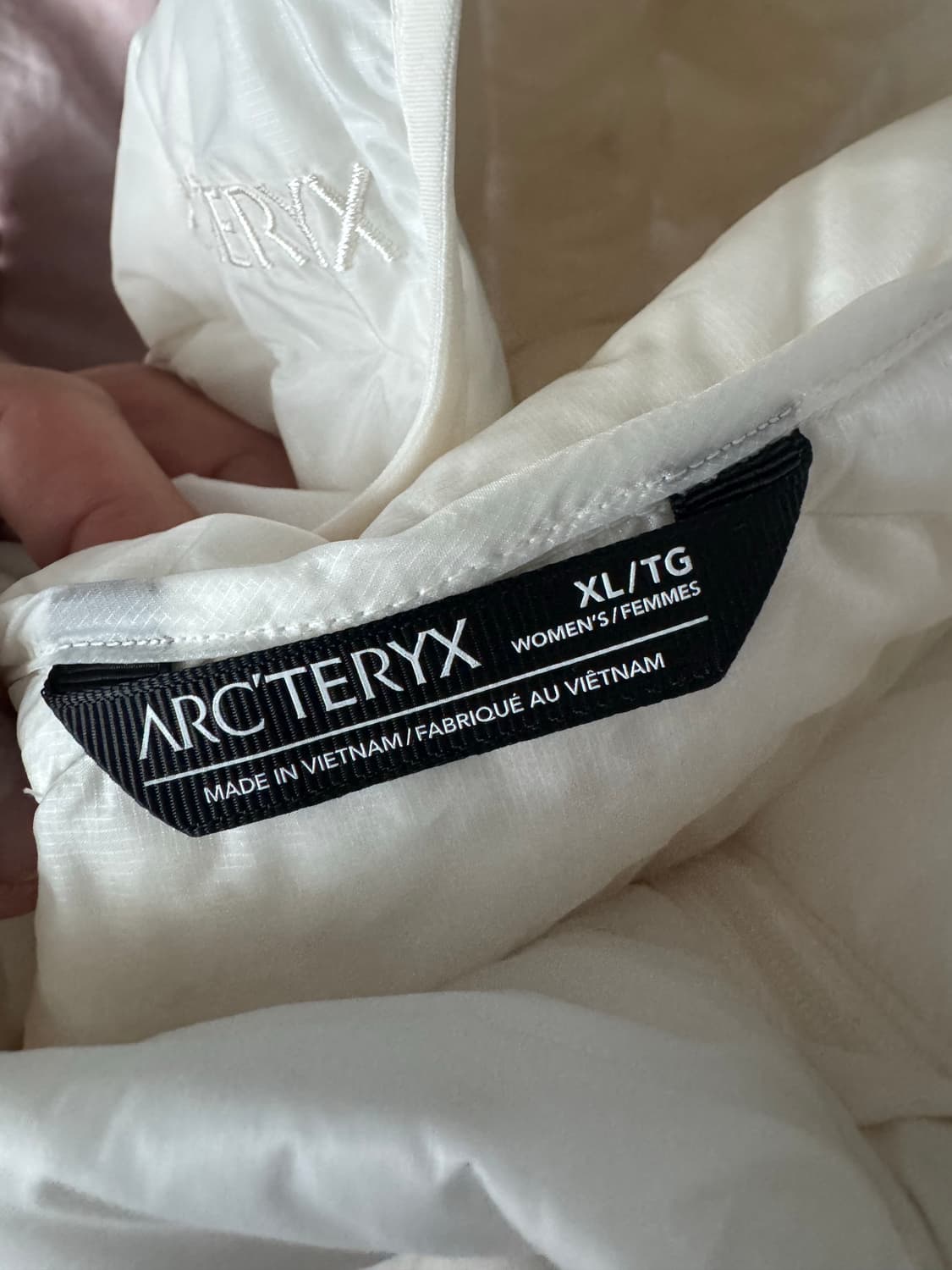 아크테릭스 세륨 후디(W) 화이트 아웃 상품이미지5