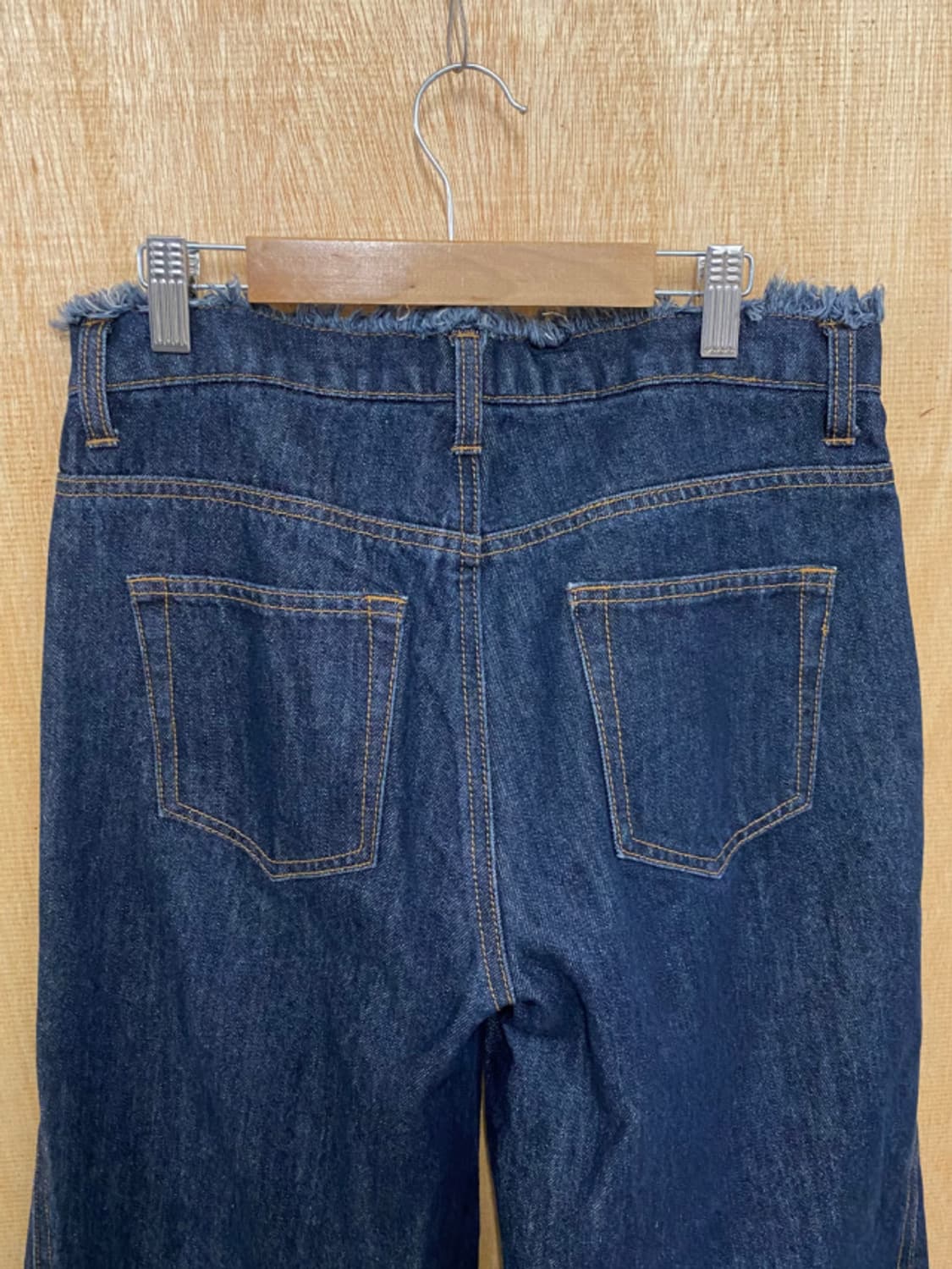 BEAMS cut-off wide denim pants 빔즈 와이드 데님 상품이미지7