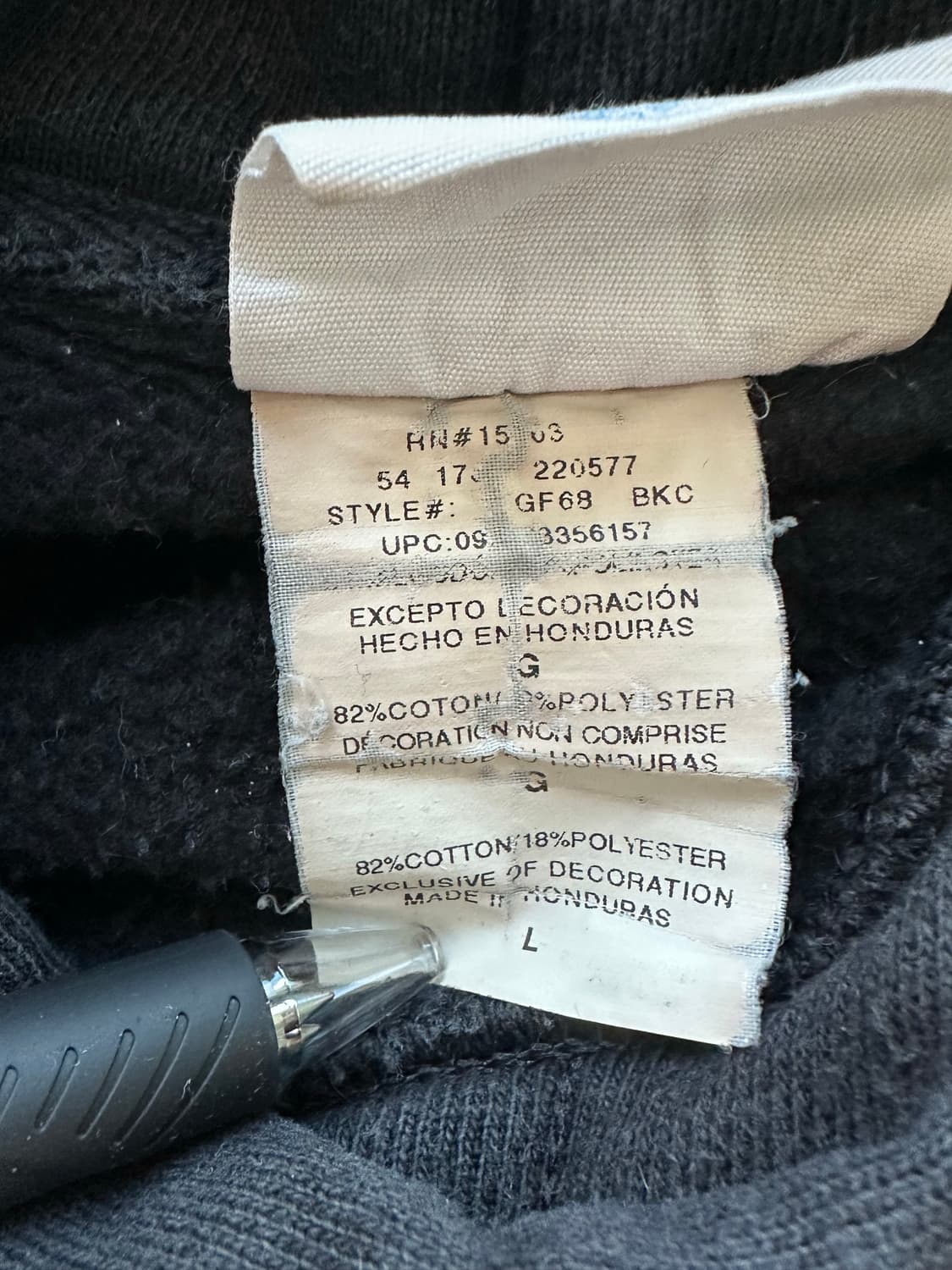 챔피온 리버스위브 후드티 XL 블랙 상품이미지3