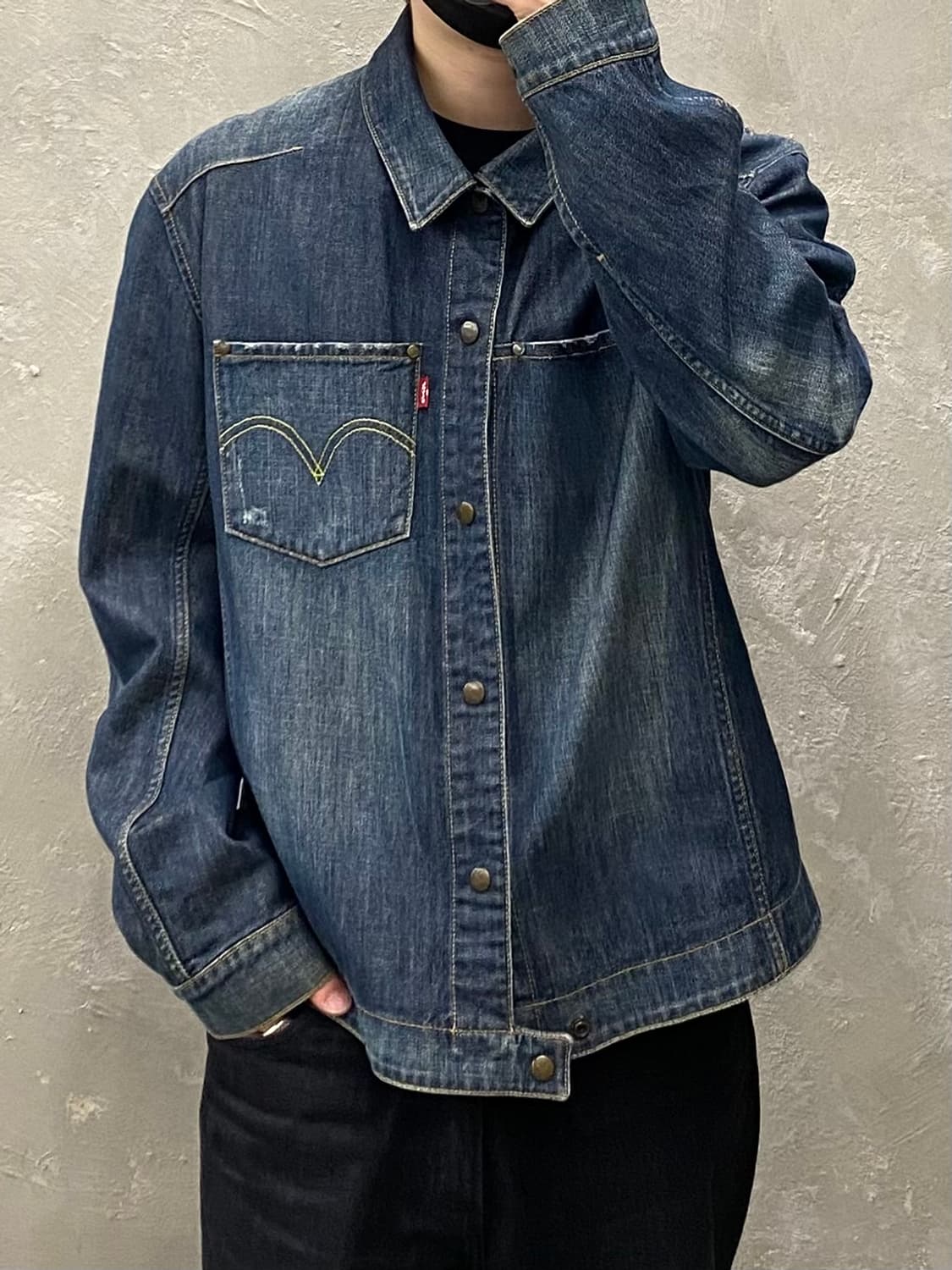 [XL] 00s Levi's 리바이스 엔지니어드 데님자켓 상품이미지9