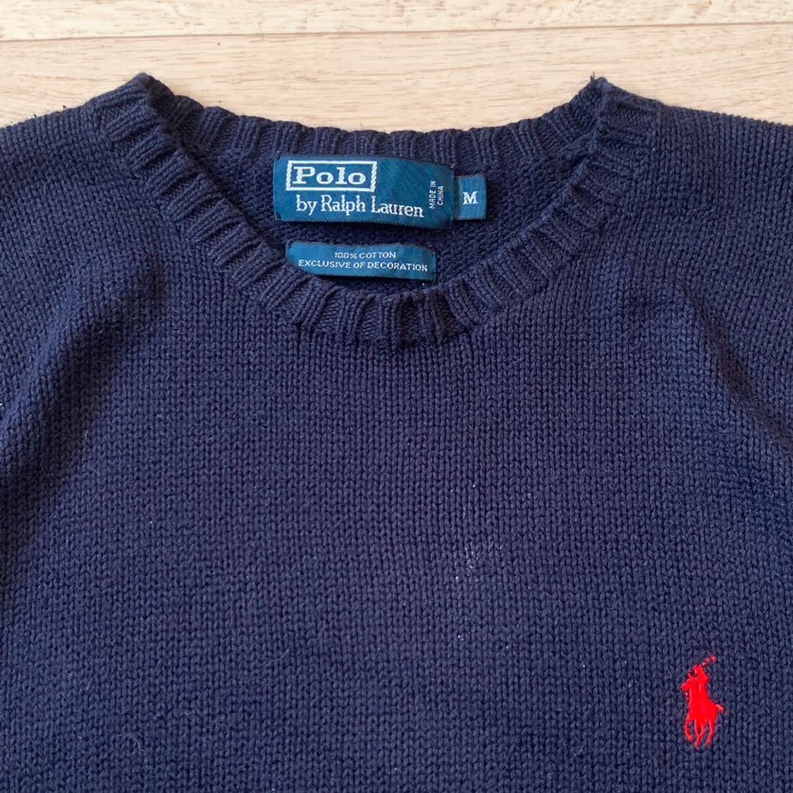 폴로 랄프로렌 네이비 니트  상품이미지2