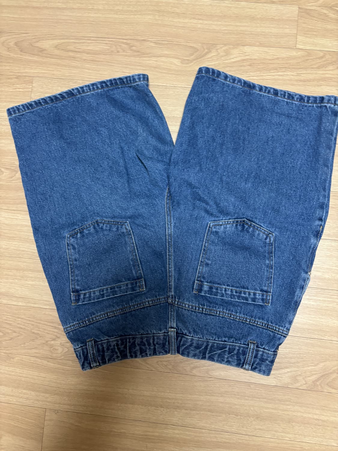 데님반바지 블루 m사이즈 상품이미지2