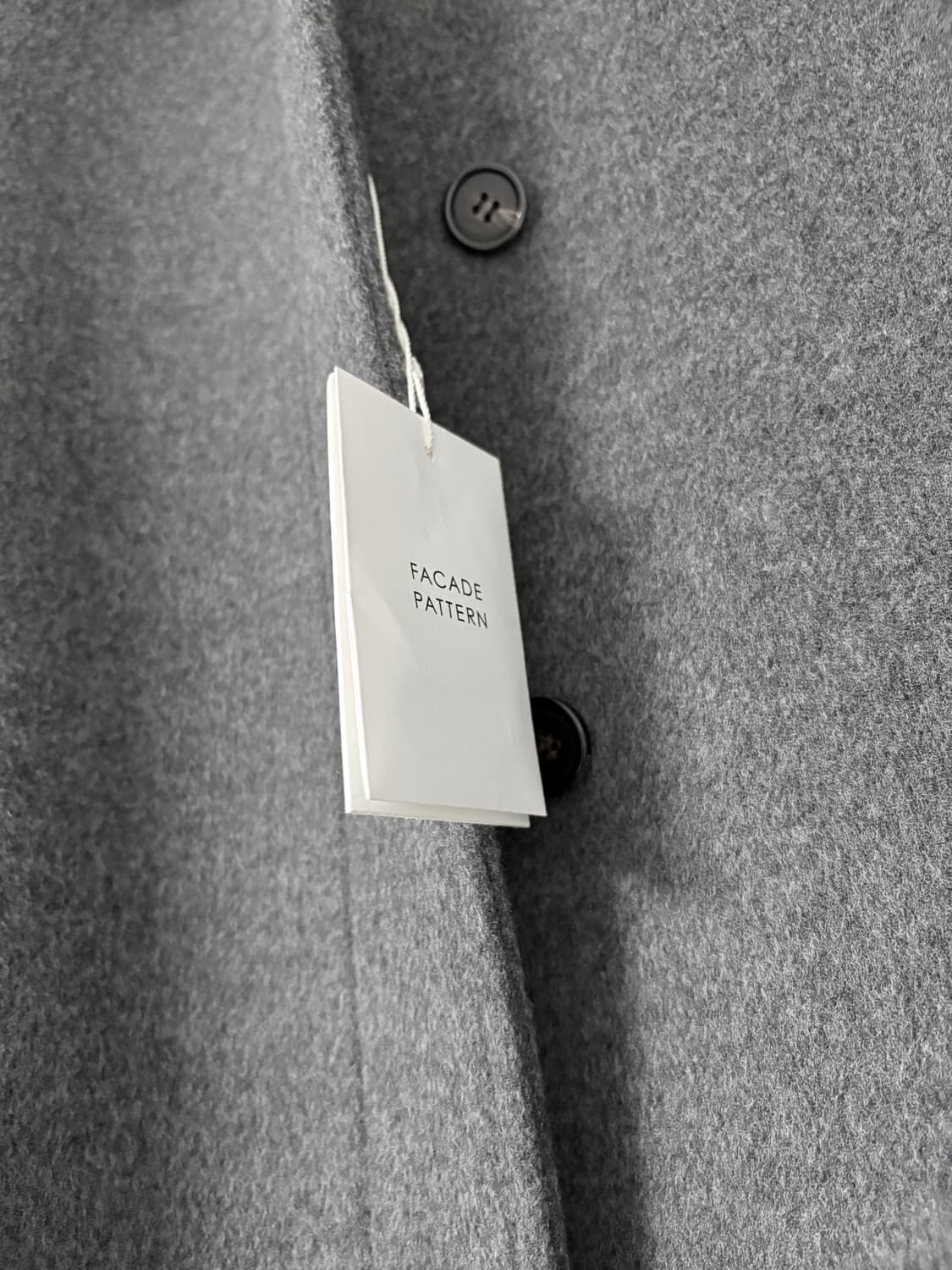 쿨거 에눌 파사드패턴 캐시미어 맥 코트 상품이미지8