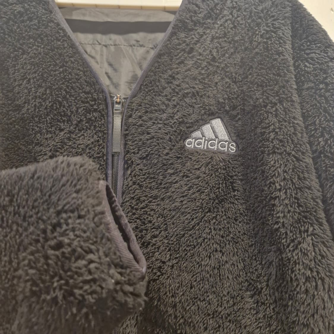 아디다스 하이브리드 플리스 자켓 xl 상품이미지2