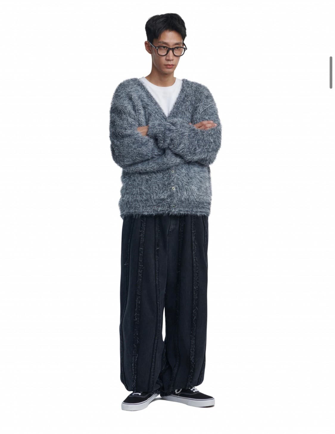 노매뉴얼 BULKY HAIRY CARDIGAN 벌키 헤어리 가디건 상품이미지3