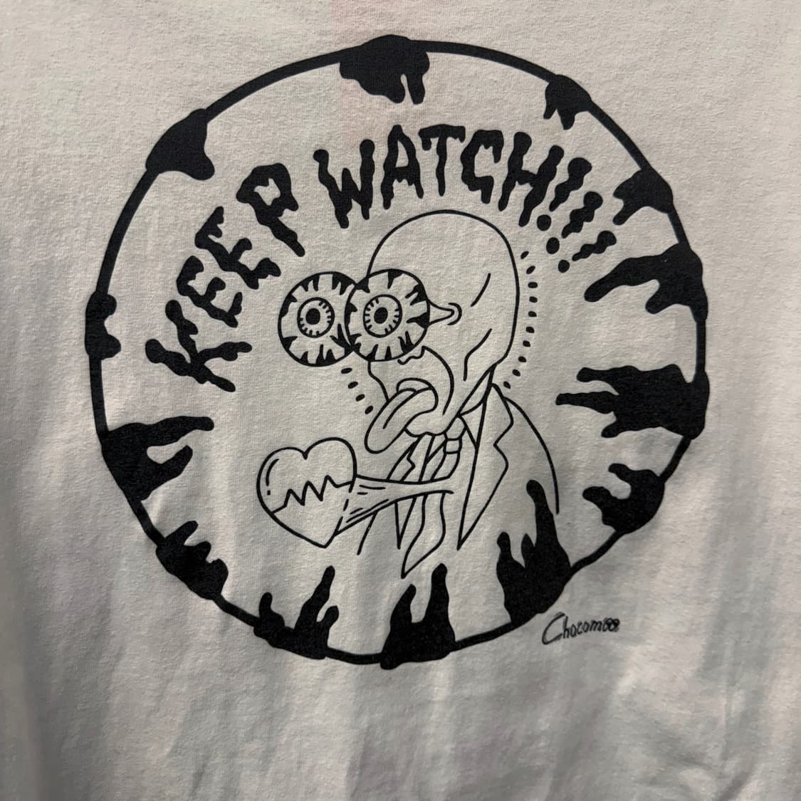 미쉬카 킵와치 아트그래픽 프린팅 반팔 티셔츠 N839   상품이미지4