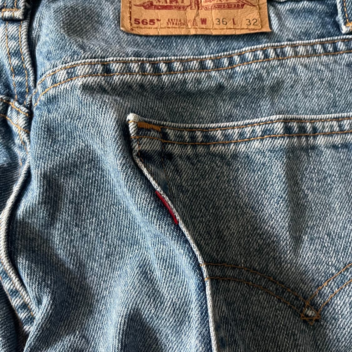 [36X32] 90s 빈티지 리바이스 565 made in usa 상품이미지6