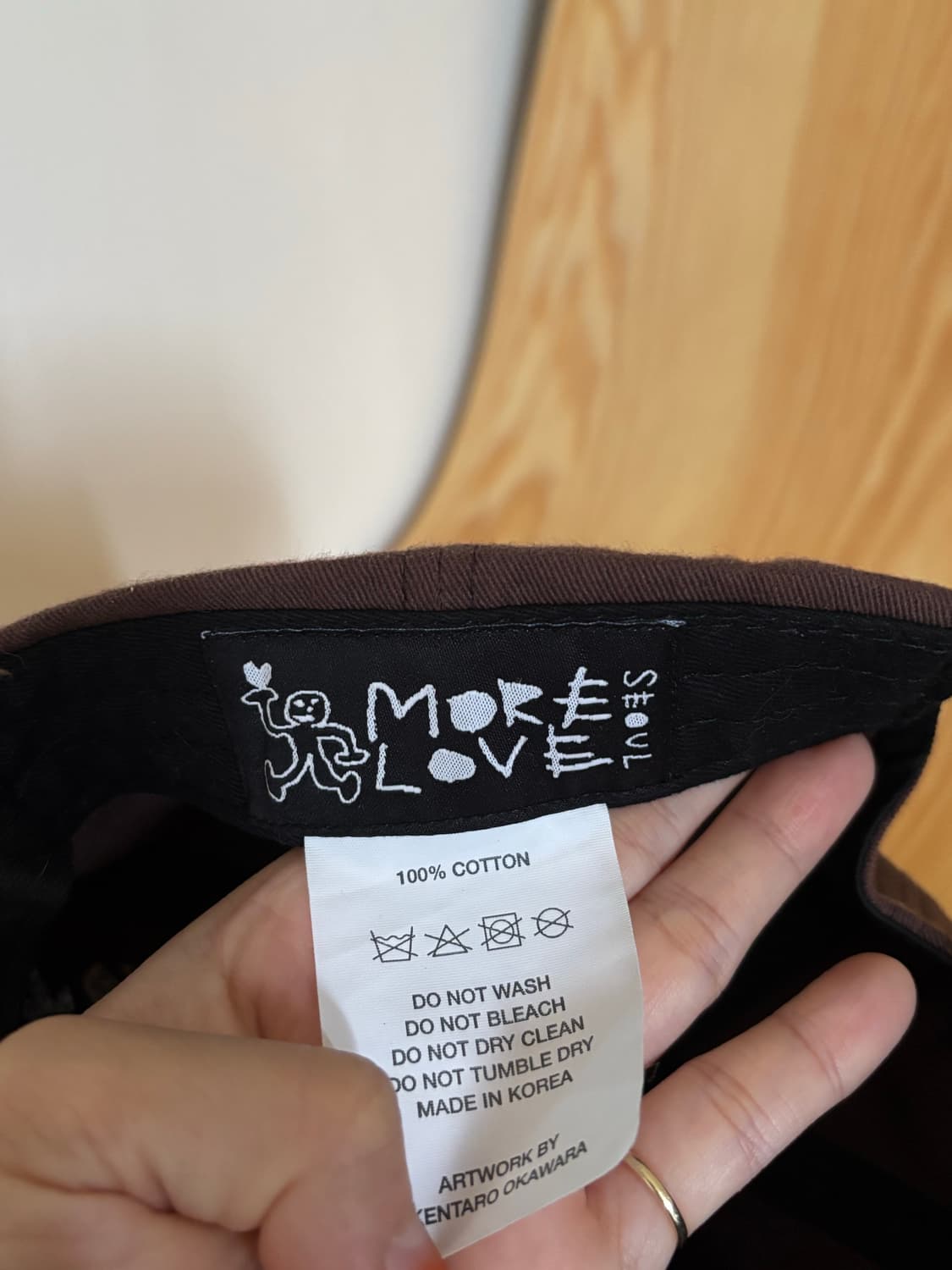 하이츠 x 켄타로 모어러브 볼캡 브라운 상품이미지5