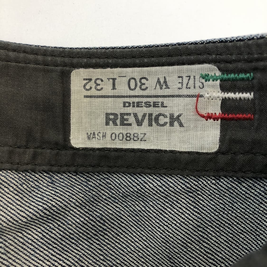 디젤 REVICK 크롭 스트레이트 데님진 30 인치 상품이미지5