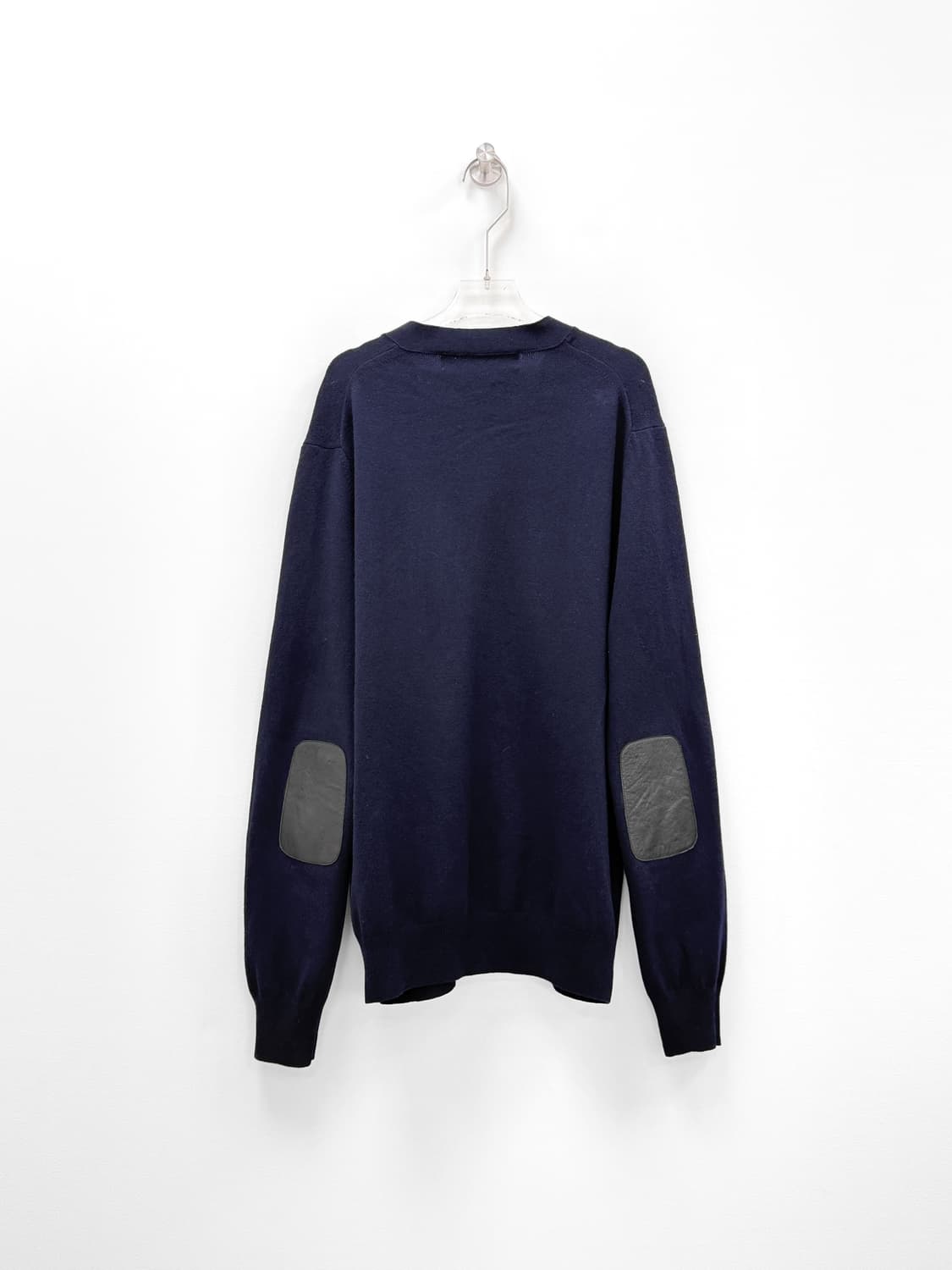 꼼데가르송 플레이 골드 하트 엘보우 패치 울 가디건 상품이미지2