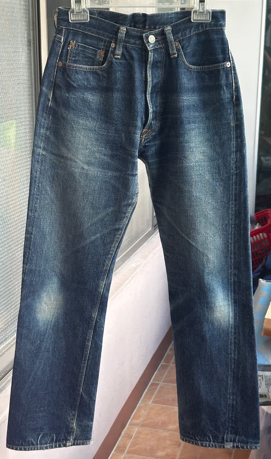 초레어 구형 오리존티 드님 (Denime) XX 셀비지 데님 레드탭 상품이미지2