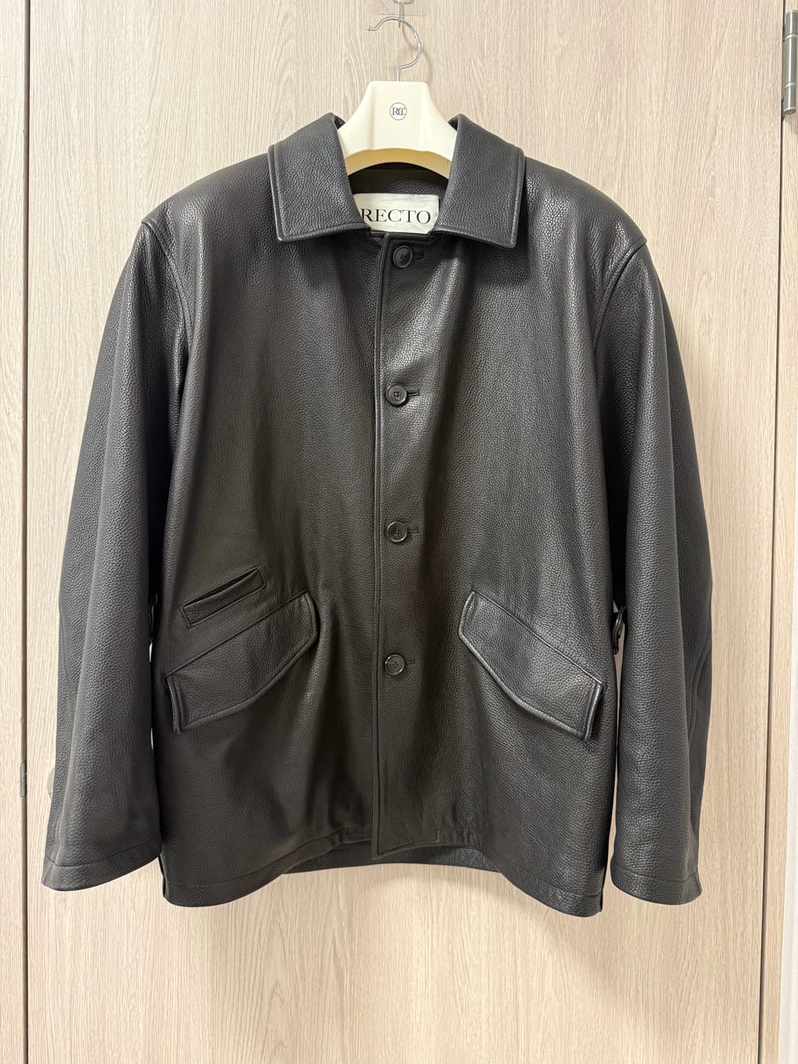 [S] 렉토 빈티지 레더 초어 자켓 상품이미지3
