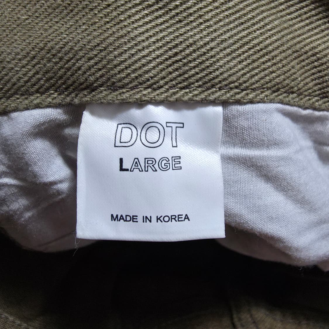 (L)DOT 컬러블록 배색 와이드 데님 팬츠   상품이미지4