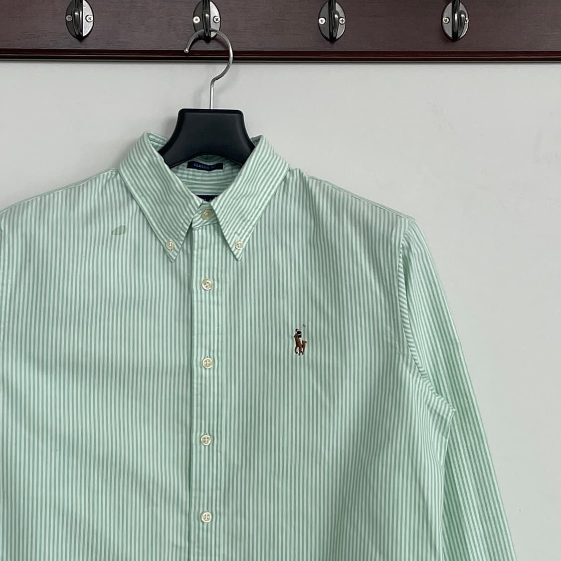 폴로 랄프로렌 민트 스트라이프 셔츠 상품이미지4