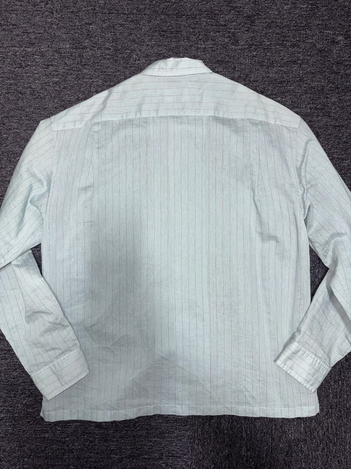 슈프림 핀스트라이프 린넨 셔츠 라이트 블루 - 23SS 상품이미지2