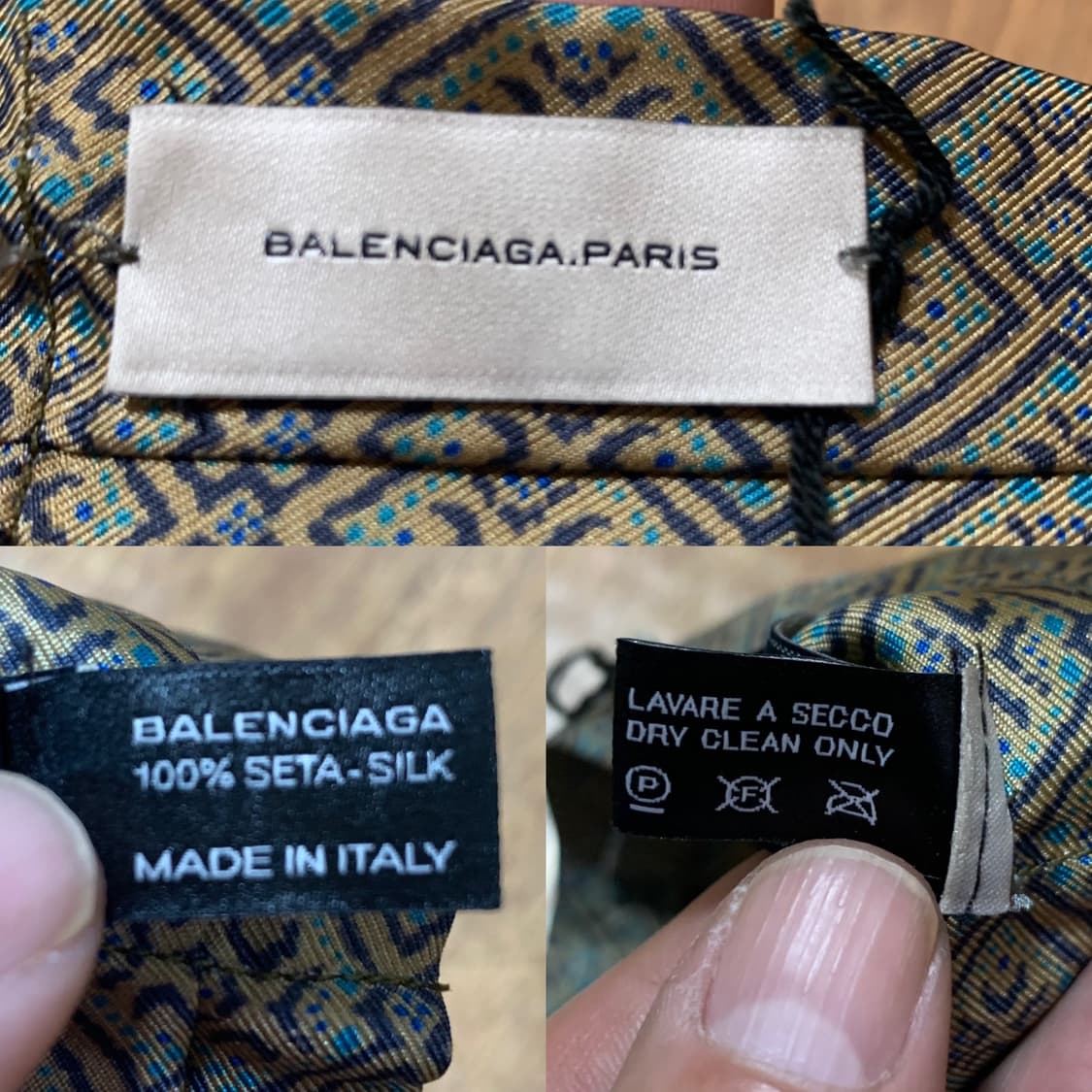 BALENCIAGA 발렌시아가 핸드 커프스(실크)묶음판매 상품이미지10