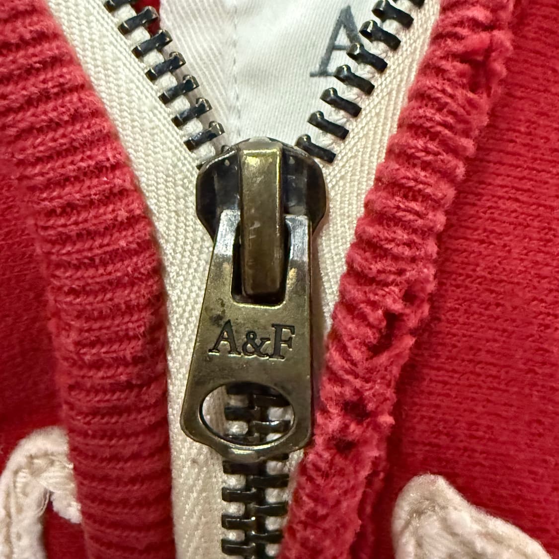 아베크롬비 레드 후드집업 상품이미지5