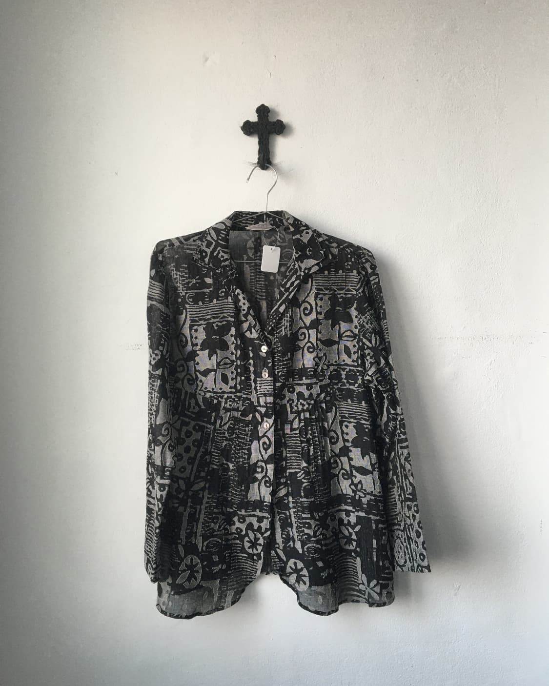 Pattern shirt jacket 상품이미지1