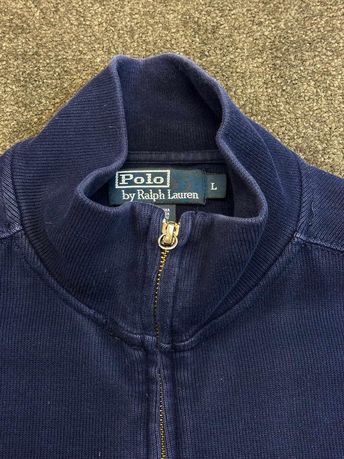 폴로 랄프로렌 네이비 집업 가디건 L 상품이미지3