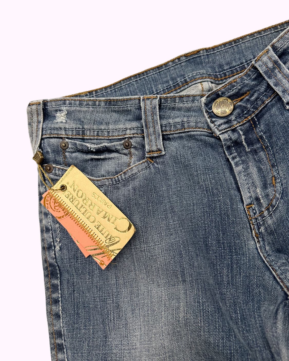 CIMARRON PAIRS low-rise boots-cut jean 상품이미지4