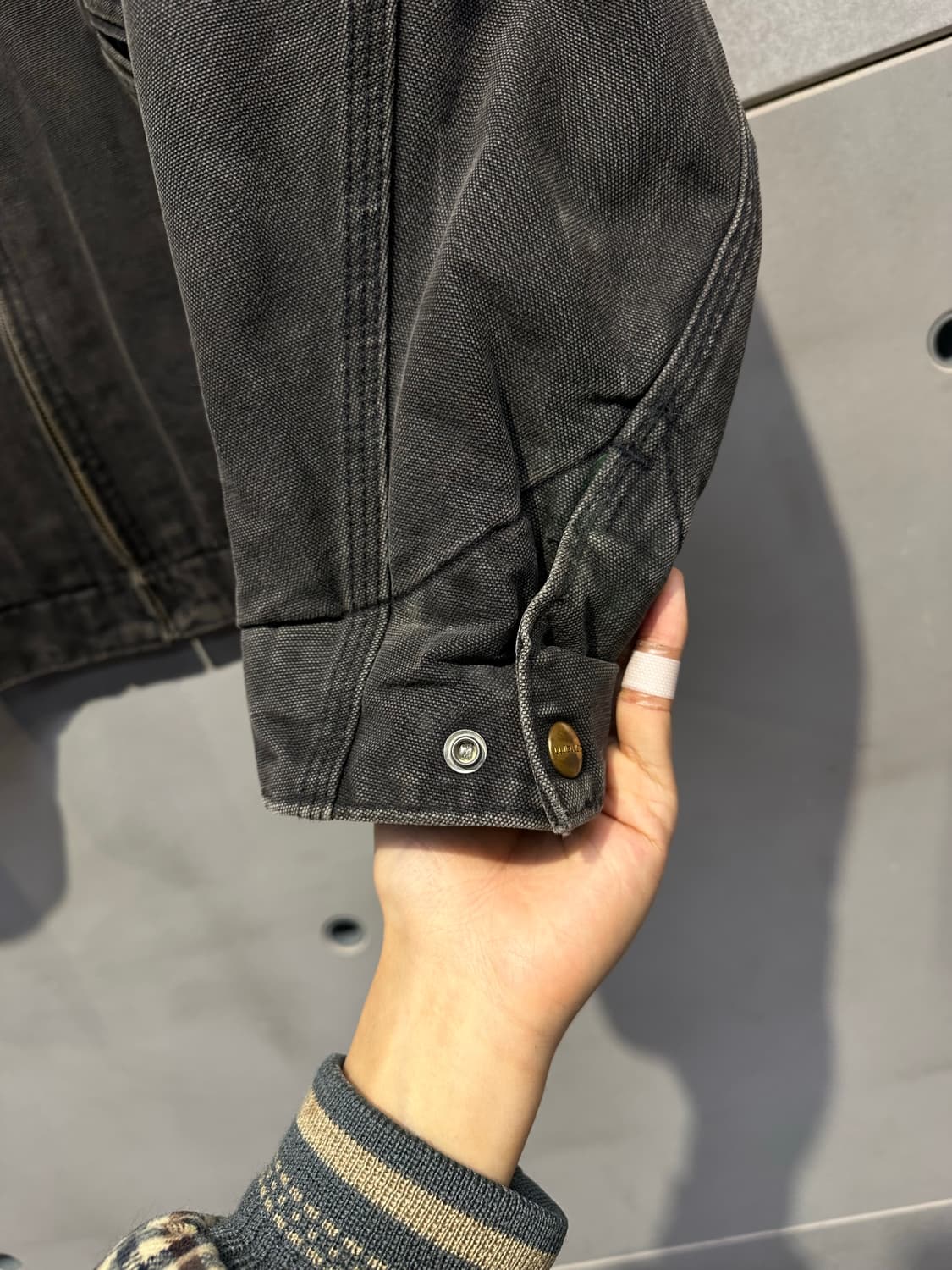 칼하트 j01 블랙 M 디트로이트자켓 무배 상품이미지6