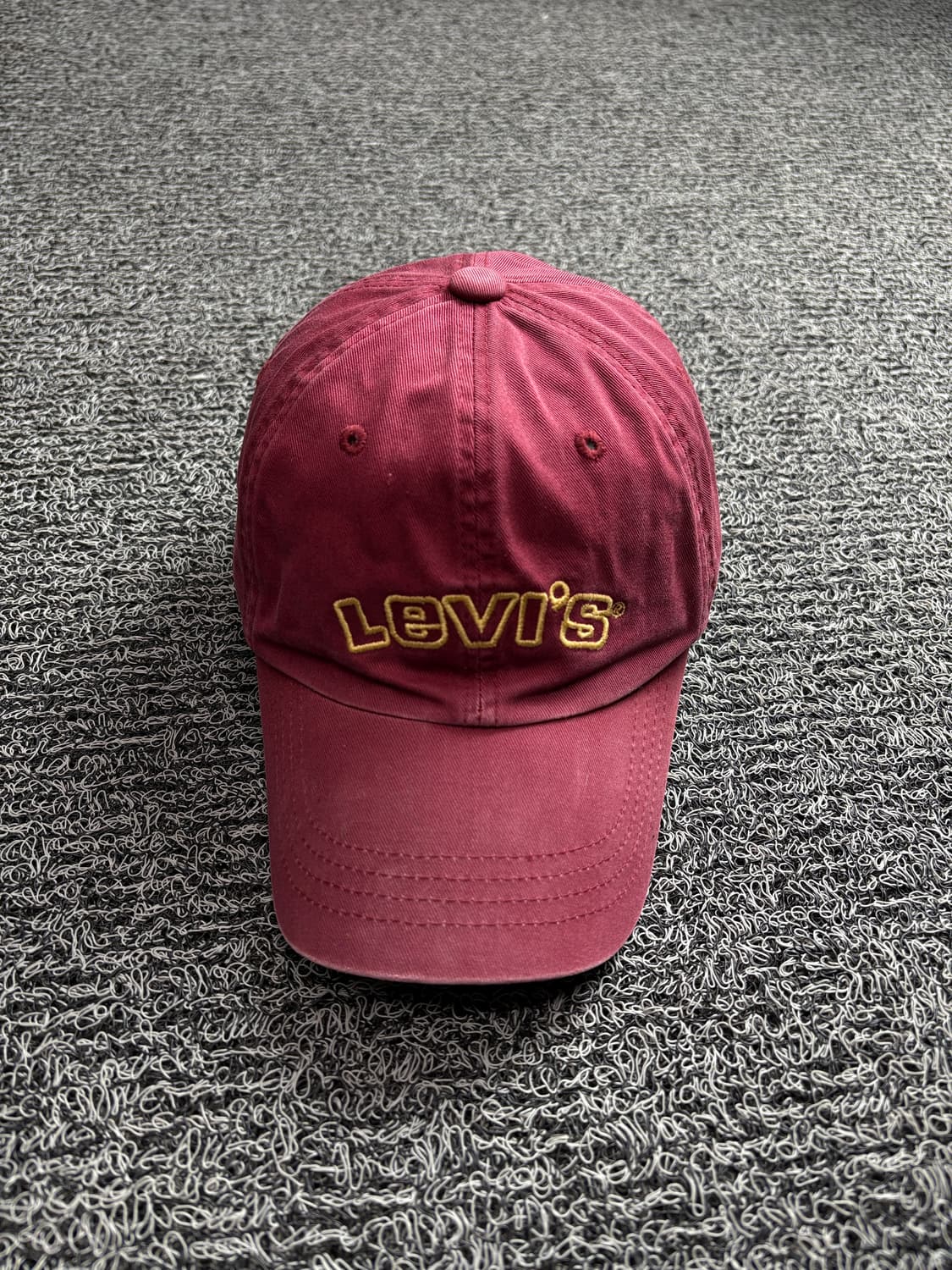 리바이스 빅로고 버건디 볼캡 2526 상품이미지2