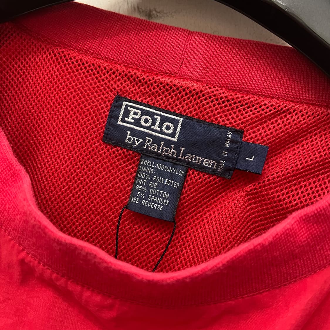 폴로 랄프로렌 나일론 바람막이 웜업 L 상품이미지4