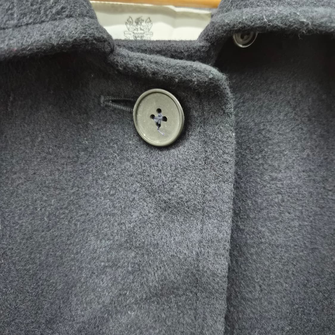 아쿠아스쿠텀 모직 블랙 코트 여성 M 상품이미지2