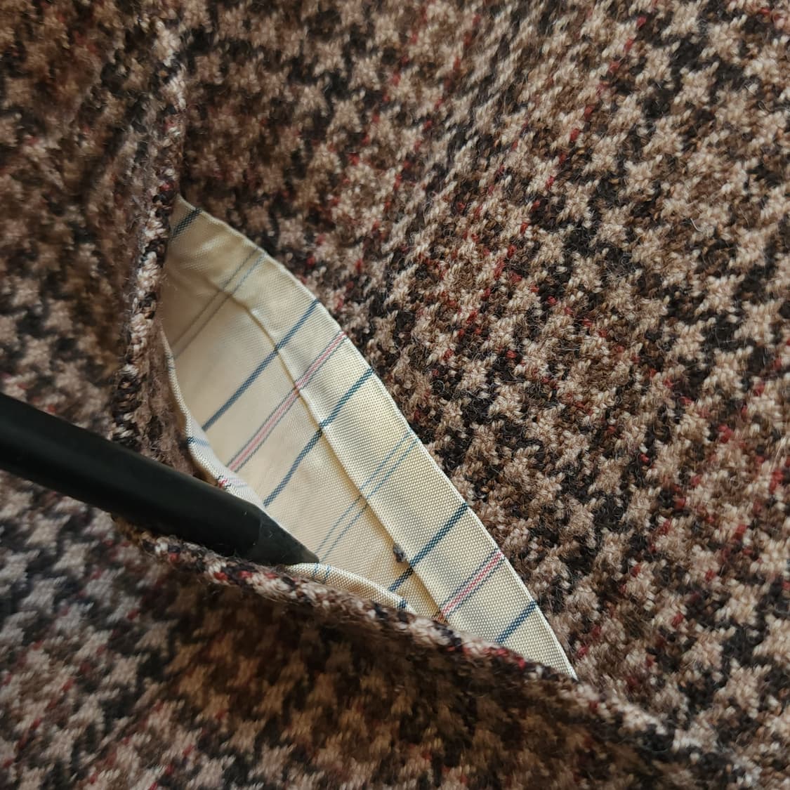 90s 폴로 컨트리 하운드투스 스타 패턴 울 베스트 L 상품이미지7