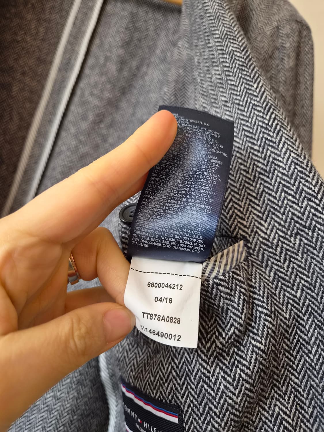 타미힐피거 남성 헤링본 울자켓
 상품이미지8