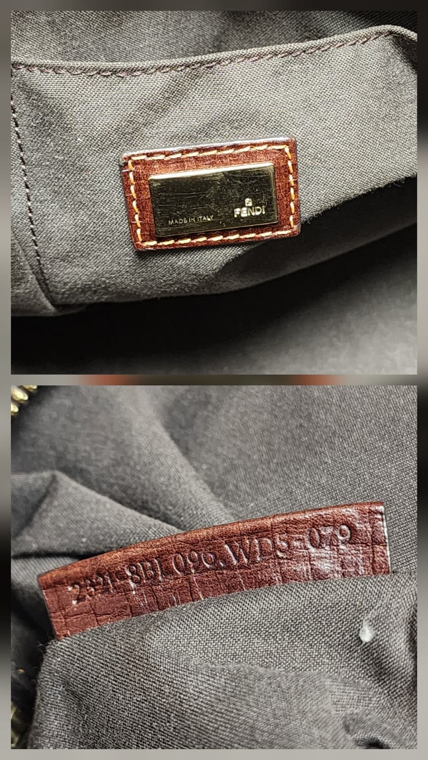 정품 펜디 쥬카 진브라운 토트백  상품이미지8